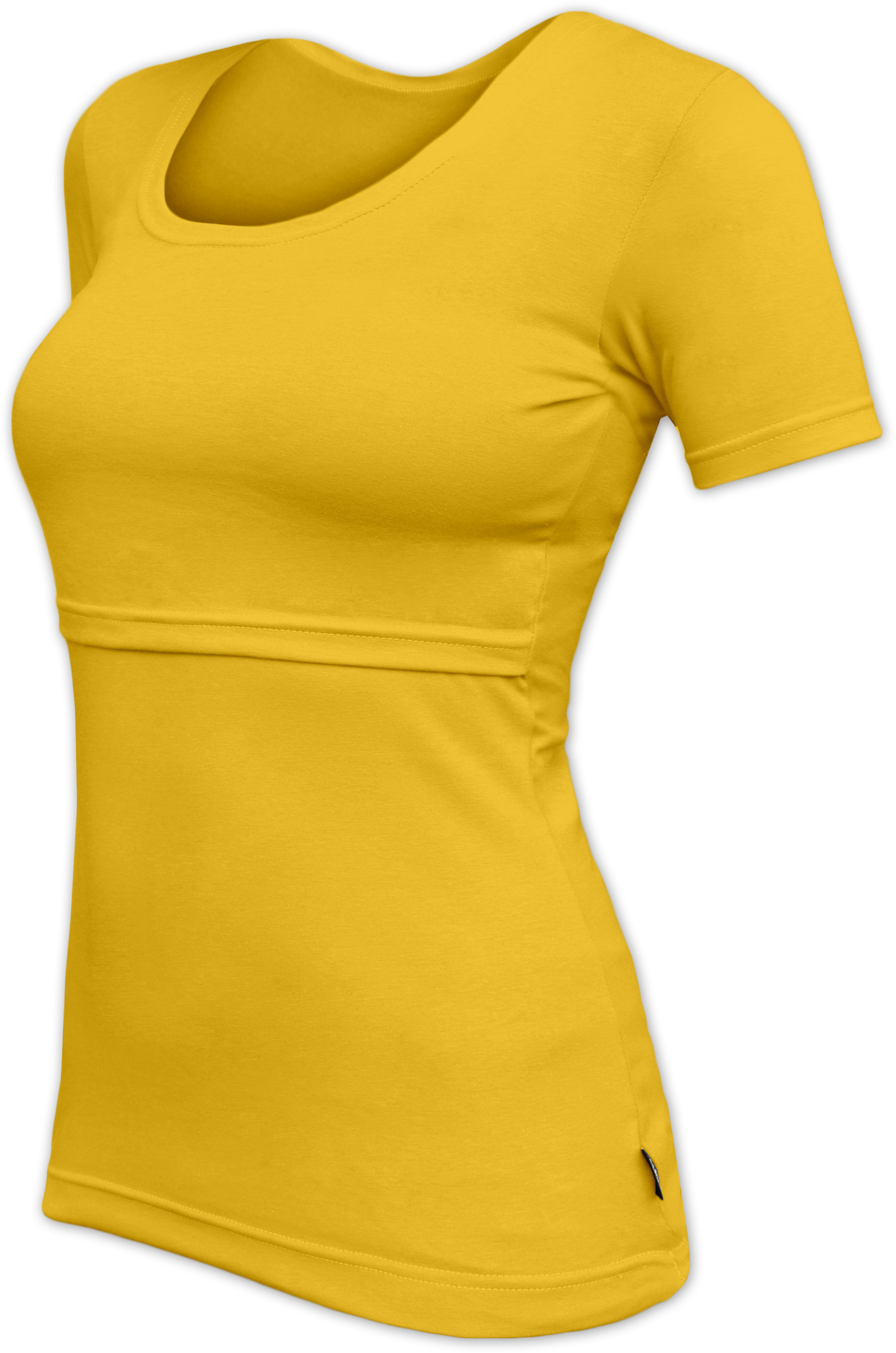 KATERINA- breast-feeding T-shirt 04, short sleeves, YELLOW-ORANGE S/M