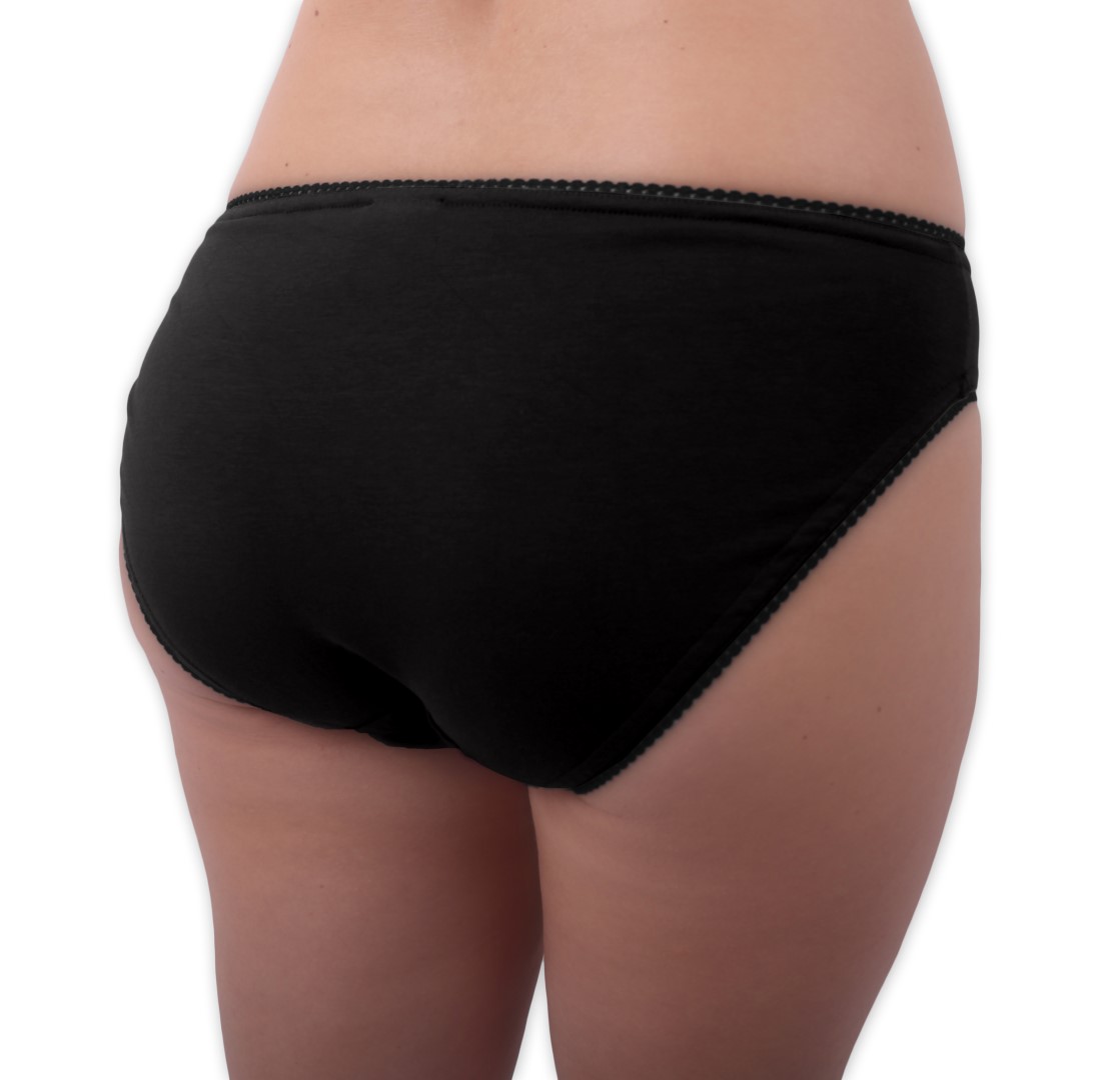 Panties Black Ladies Comfortable Cotton Panty, Size: Medium, 1 at Rs  104/piece in Nanded