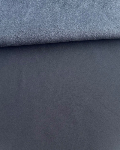 Softshell zimní s fleecem, 1 metr, tmavě šedý (antracitový)