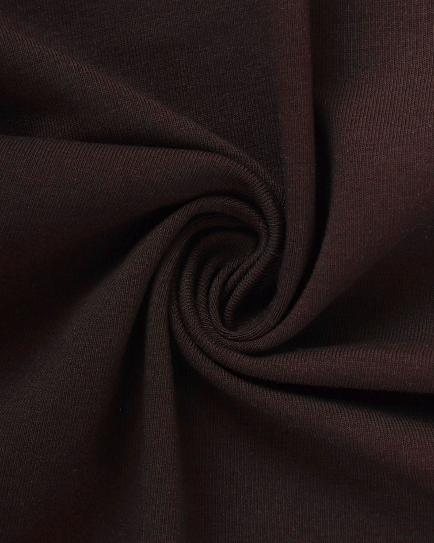 Cotton single Jersey with elastane, 1 meter, 185gr/m2, brown